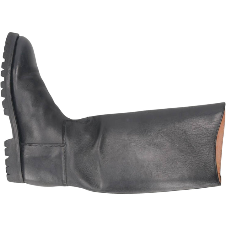 Galibier jockey riding boots, made in France, size 42 1/2 Men's 26.5cm unclear black type Vintage Second Hand