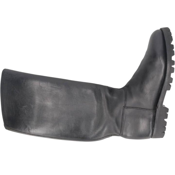 Galibier jockey riding boots, made in France, size 42 1/2 Men's 26.5cm unclear black type Vintage Second Hand
