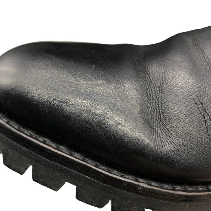 Galibier jockey riding boots, made in France, size 42 1/2 Men's 26.5cm unclear black type Vintage Second Hand
