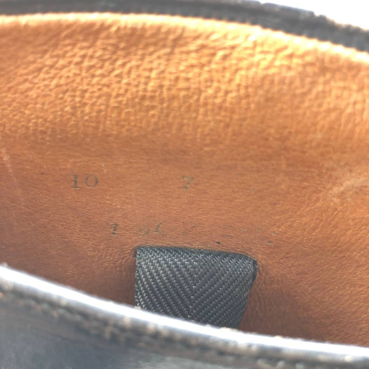 Jockey riding boots, size 7, men's equivalent to 10" long boots /saa017098 Men's 25.5cm unclear black type Vintage Second Hand