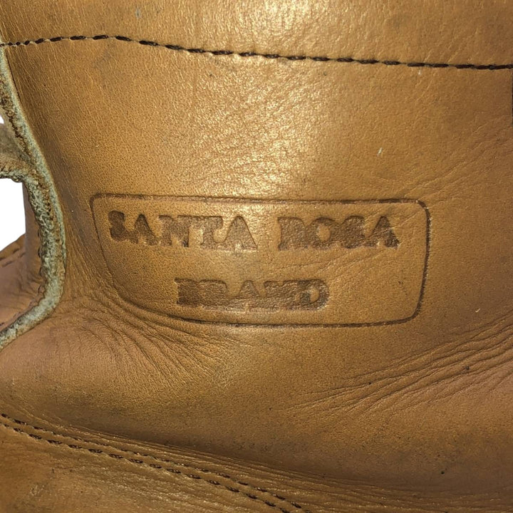 Santa Rosa Steel Toe Work Boots, Made in USA, Size 8E Men's 26.0cm unclear ocher yellow type Vintage Second Hand