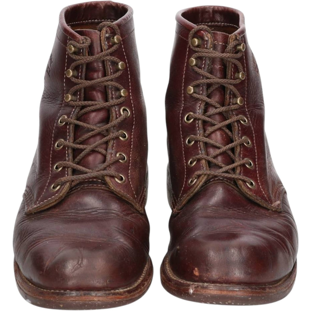 Chippewa work boots, made in the USA, size 10D Men's 28.0cm unclear burgundy type Vintage Second Hand