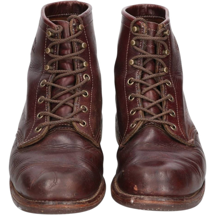 Chippewa work boots, made in the USA, size 10D Men's 28.0cm unclear burgundy type Vintage Second Hand
