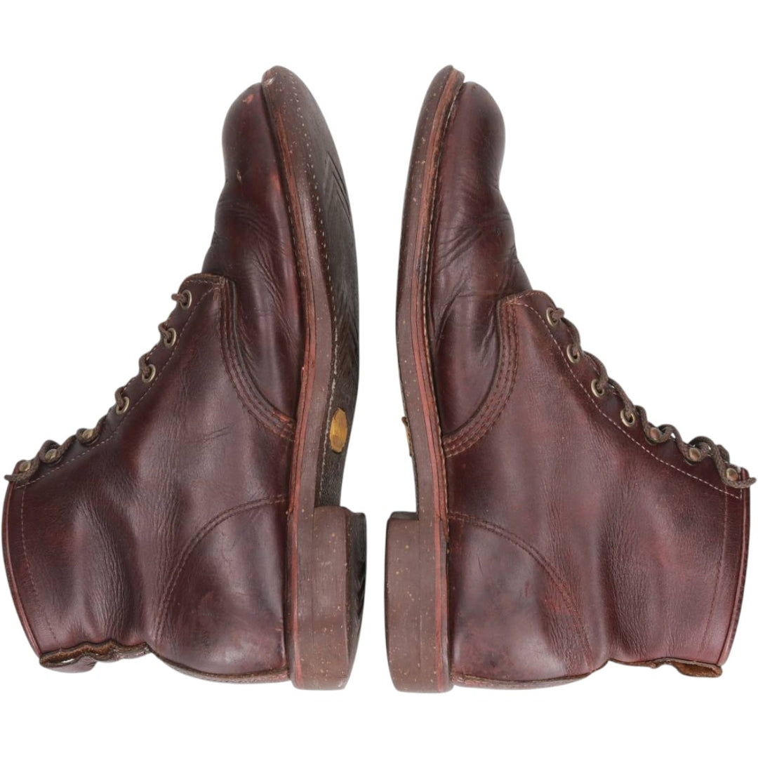 Chippewa work boots, made in the USA, size 10D Men's 28.0cm unclear burgundy type Vintage Second Hand