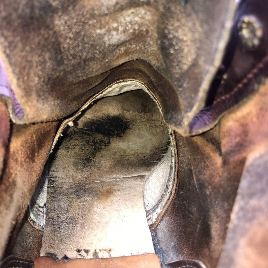 Chippewa work boots, made in the USA, size 10D Men's 28.0cm unclear burgundy type Vintage Second Hand
