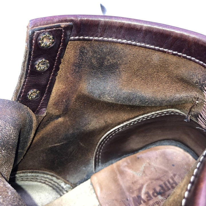 Chippewa work boots, made in the USA, size 10D Men's 28.0cm unclear burgundy type Vintage Second Hand