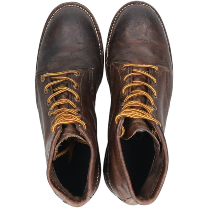 1990s Chippewa Steel Toe Work Boots, Made in USA, Size 10D (equivalent to men's 11"), Vintage /saa017103 Men's 28.0cm unclear brown type Vintage Second Hand