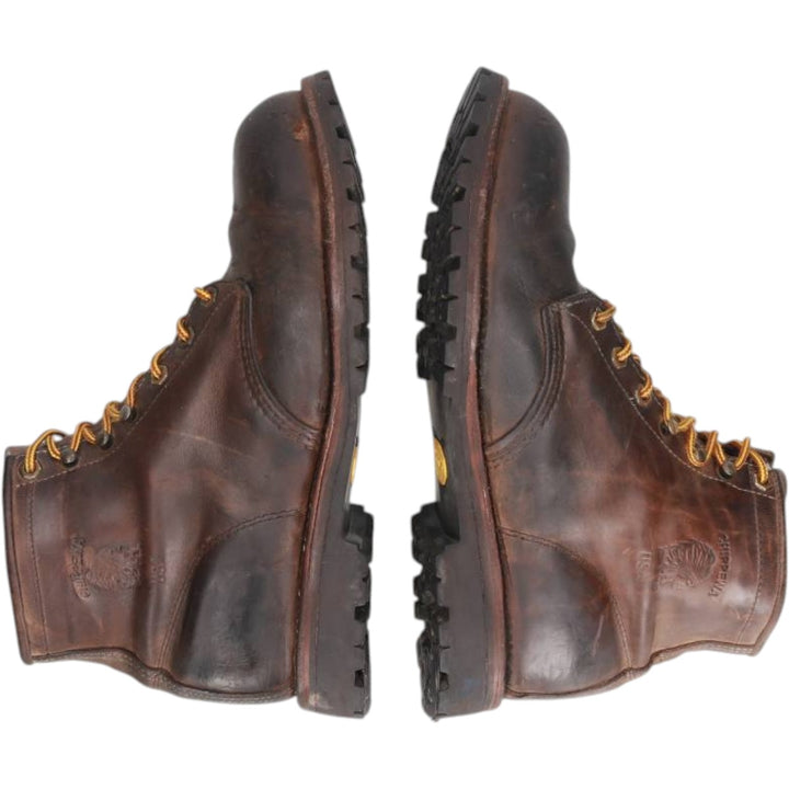 1990s Chippewa Steel Toe Work Boots, Made in USA, Size 10D (equivalent to men's 11"), Vintage /saa017103 Men's 28.0cm unclear brown type Vintage Second Hand
