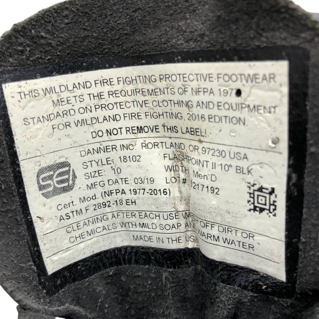 Danner platform work boots, made in USA, size 10 Men's 28.0cm unclear black type Vintage Second Hand