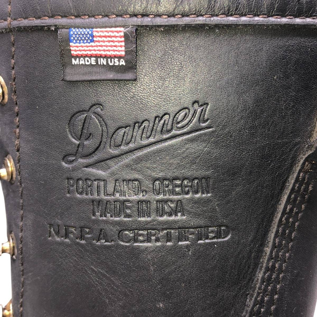 Danner platform work boots, made in USA, size 10 Men's 28.0cm unclear black type Vintage Second Hand