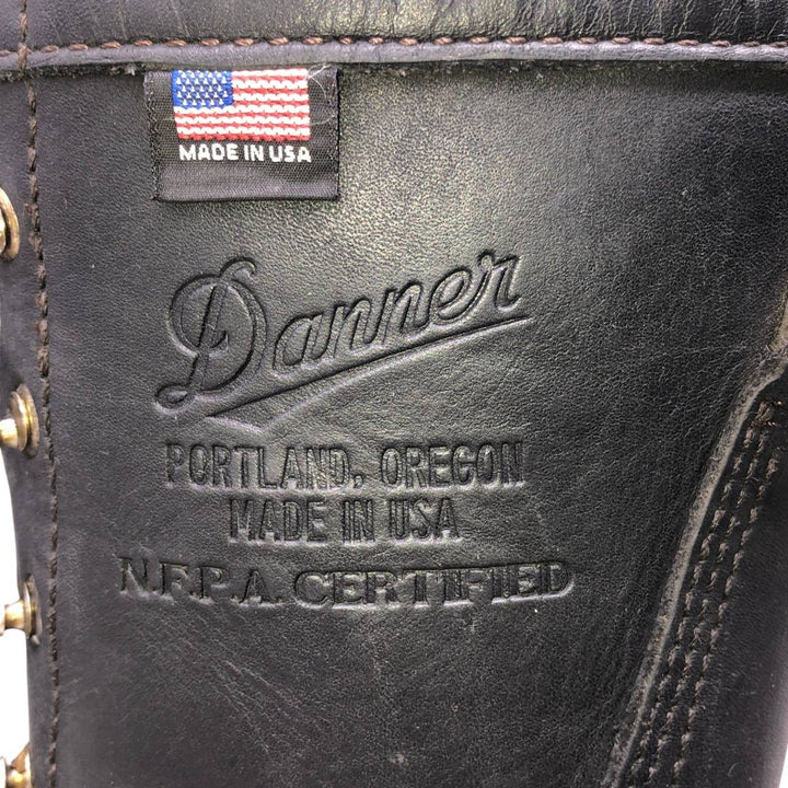 Danner platform work boots, made in USA, size 10 Men's 28.0cm unclear black type Vintage Second Hand
