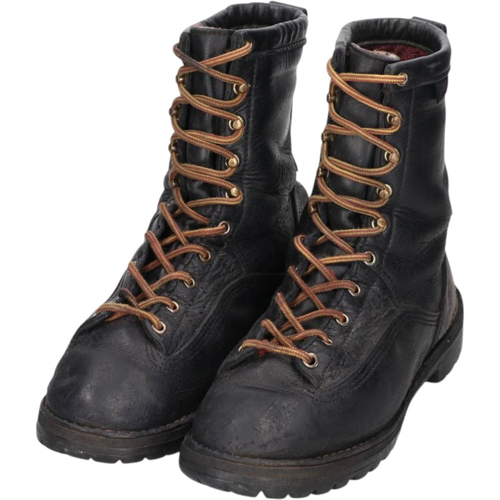 Danner Rain Forest Gore-Tex Platform Work Boots, Made in USA, Size 9 1/2 Men's 27.5cm genuine leather black type Vintage Second Hand