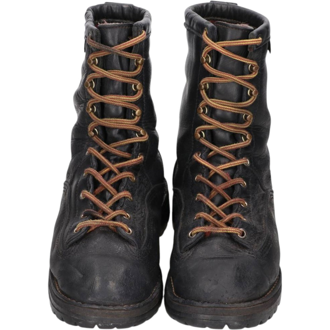 Danner Rain Forest Gore-Tex Platform Work Boots, Made in USA, Size 9 1/2 Men's 27.5cm genuine leather black type Vintage Second Hand