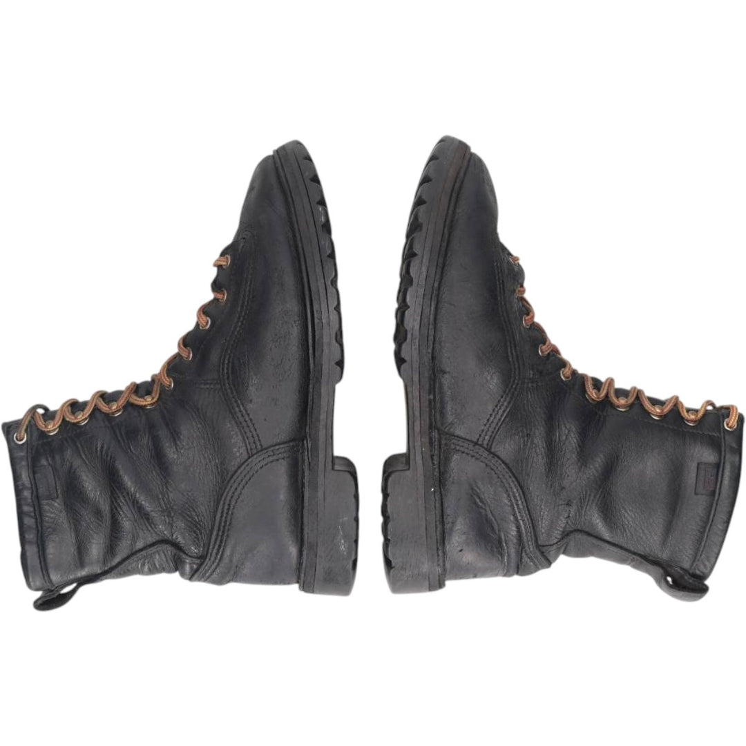 Danner Rain Forest Gore-Tex Platform Work Boots, Made in USA, Size 9 1/2 Men's 27.5cm genuine leather black type Vintage Second Hand