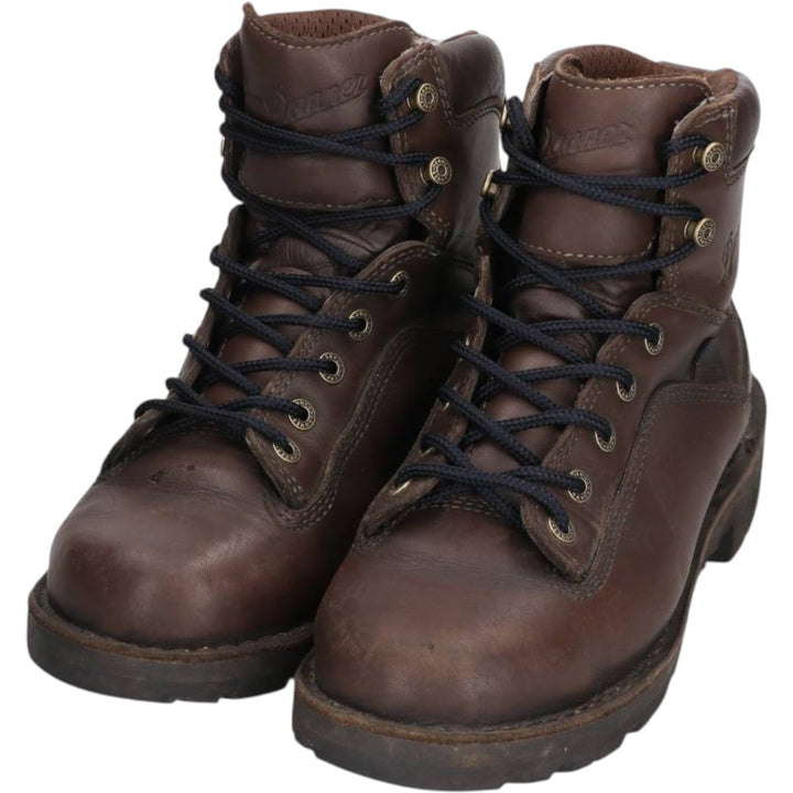 Danner 17301 Quarry USA 6" - Blown GORE-TEX Thick-soled Steel-toe Work Boots, Made in USA, Size 8D Men's 26.0cm genuine leather brown type Vintage Second Hand