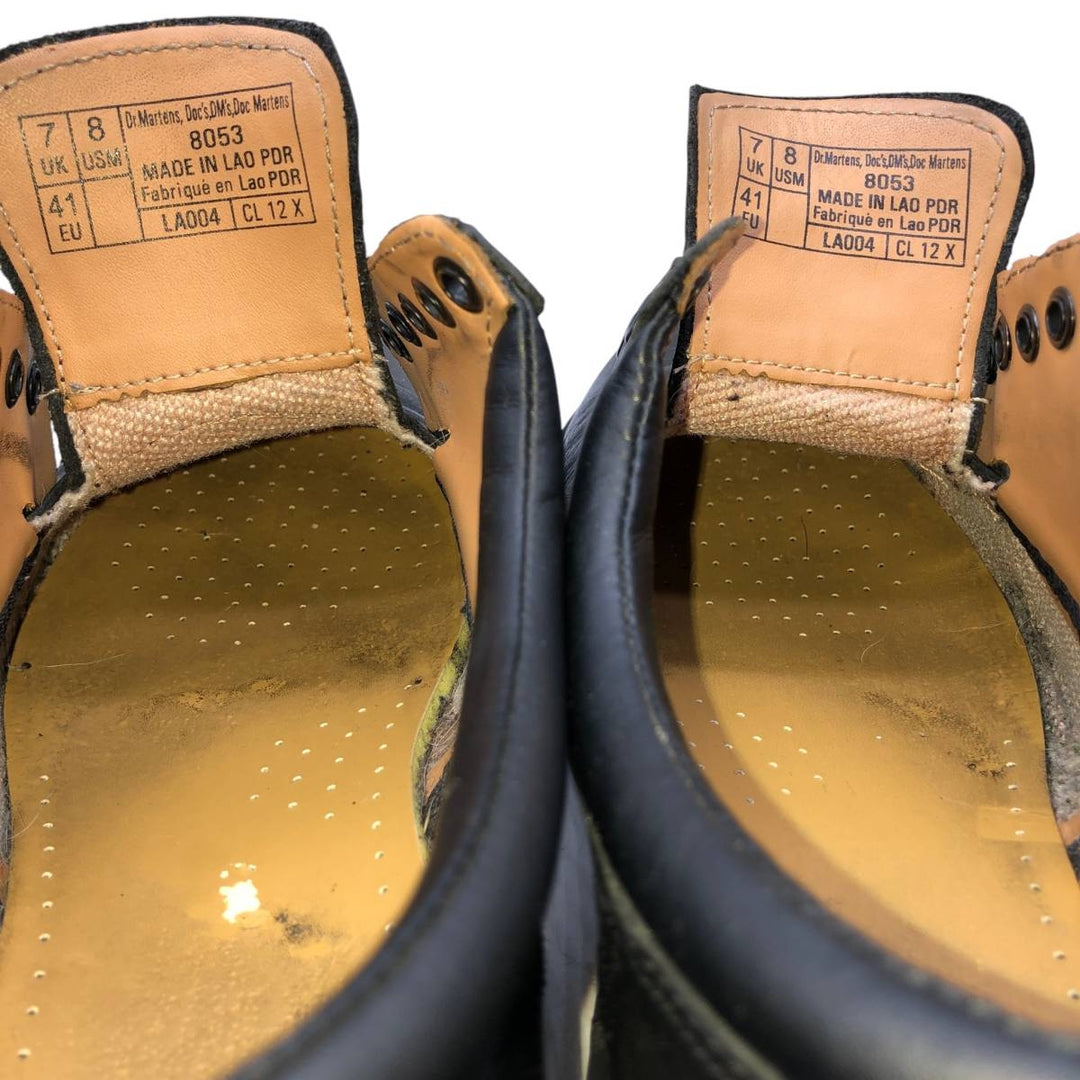 Dr. Martens 8053 5-hole shoes, size 7 Men's 25.5cm unclear black type Vintage Second Hand