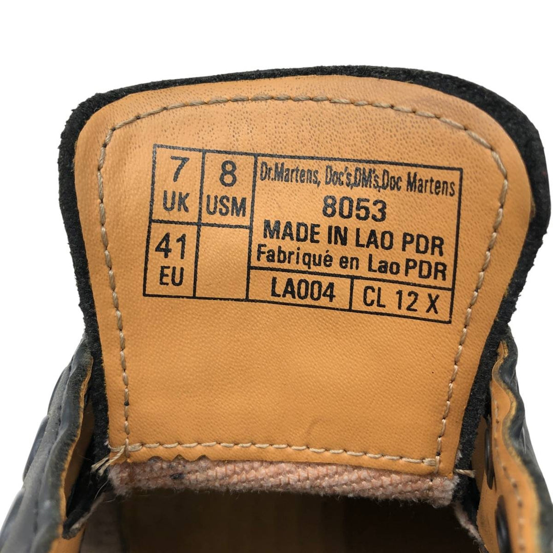 Dr. Martens 8053 5-hole shoes, size 7 Men's 25.5cm unclear black type Vintage Second Hand