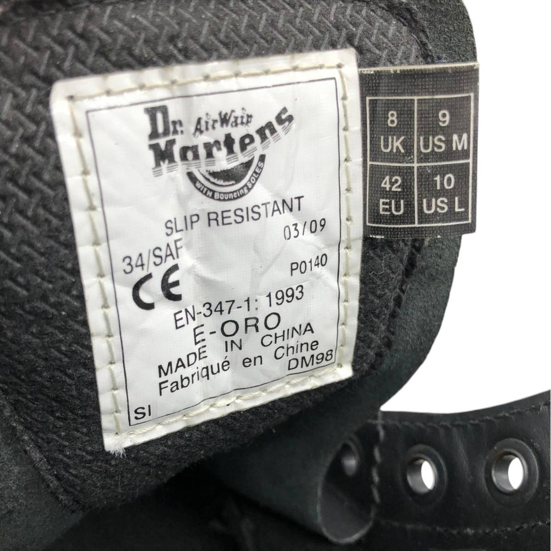 2000s Dr. Martens Industrial 7-hole boots, size 8 Men's 27.0cm unclear black type Vintage Second Hand
