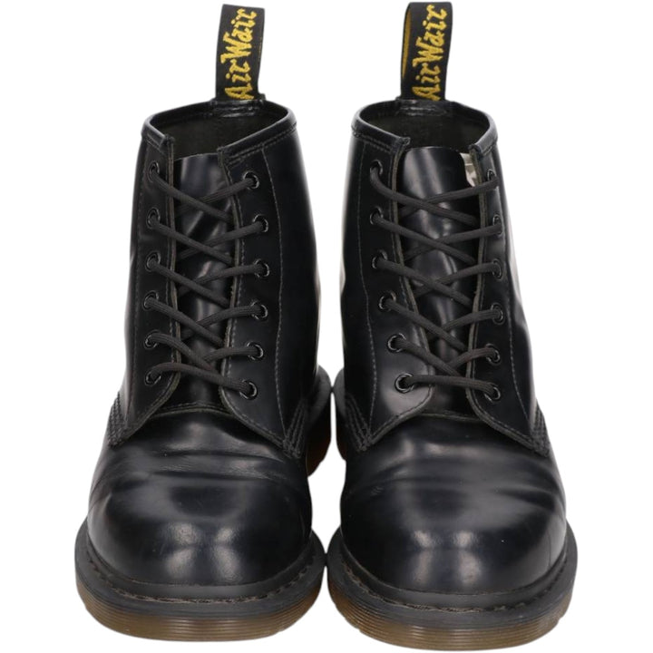 Dr. Martens SoftWair 6-hole boots, size 9 Men's 28.0cm unclear black type Vintage Second Hand