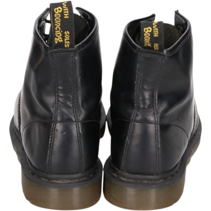 Dr. Martens SoftWair 6-hole boots, size 9 Men's 28.0cm unclear black type Vintage Second Hand