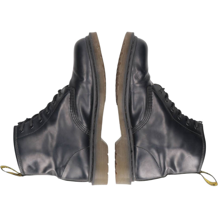 Dr. Martens SoftWair 6-hole boots, size 9 Men's 28.0cm unclear black type Vintage Second Hand