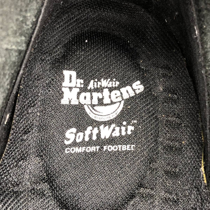 Dr. Martens SoftWair 6-hole boots, size 9 Men's 28.0cm unclear black type Vintage Second Hand