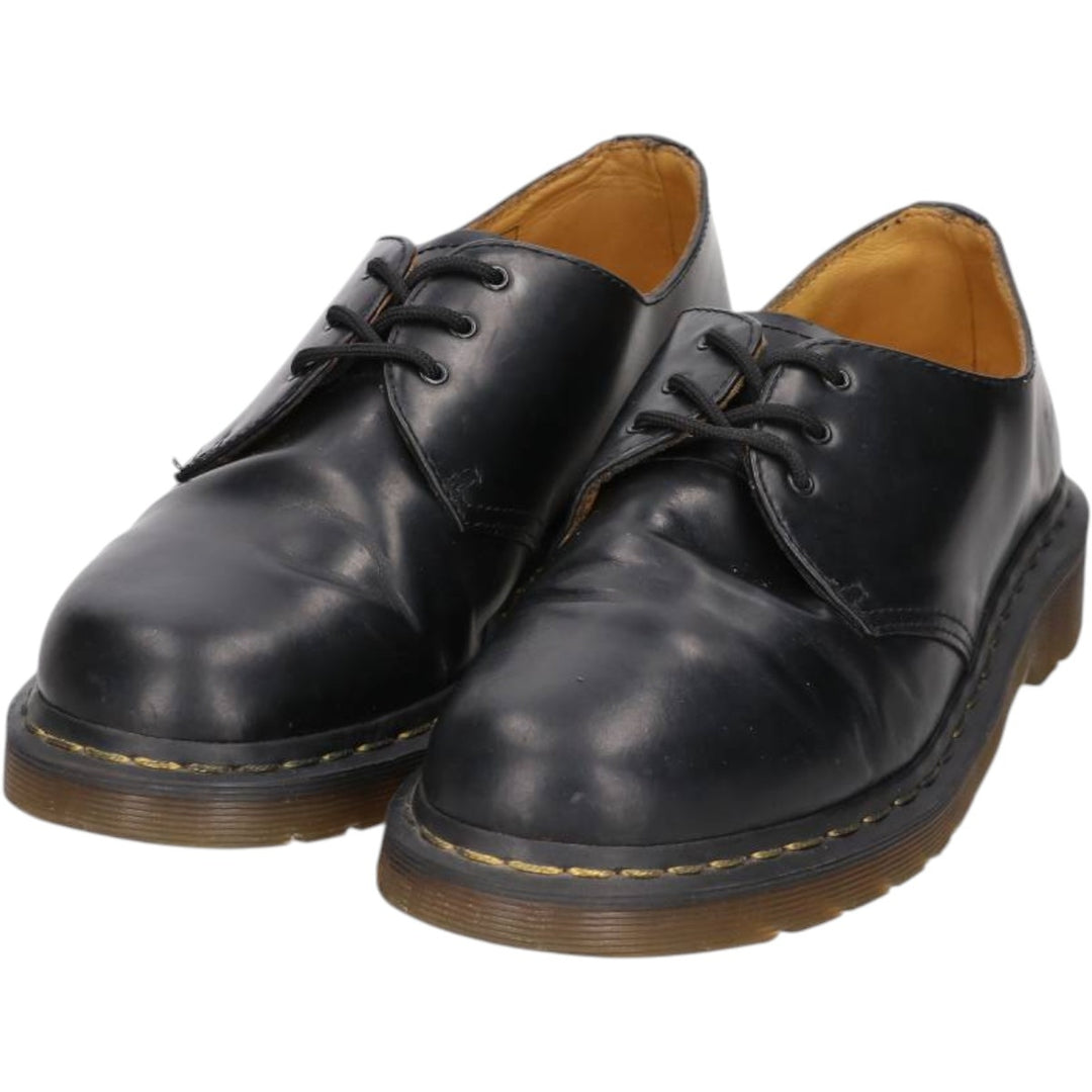 Dr. Martens 1461 3-hole shoes, size 7 Men's 25.5cm unclear black type Vintage Second Hand
