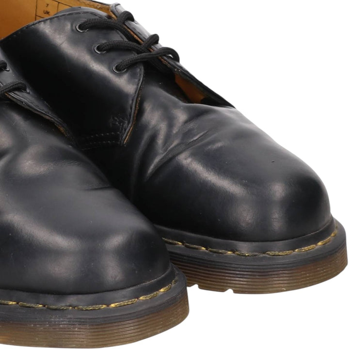 Dr. Martens 1461 3-hole shoes, size 7 Men's 25.5cm unclear black type Vintage Second Hand