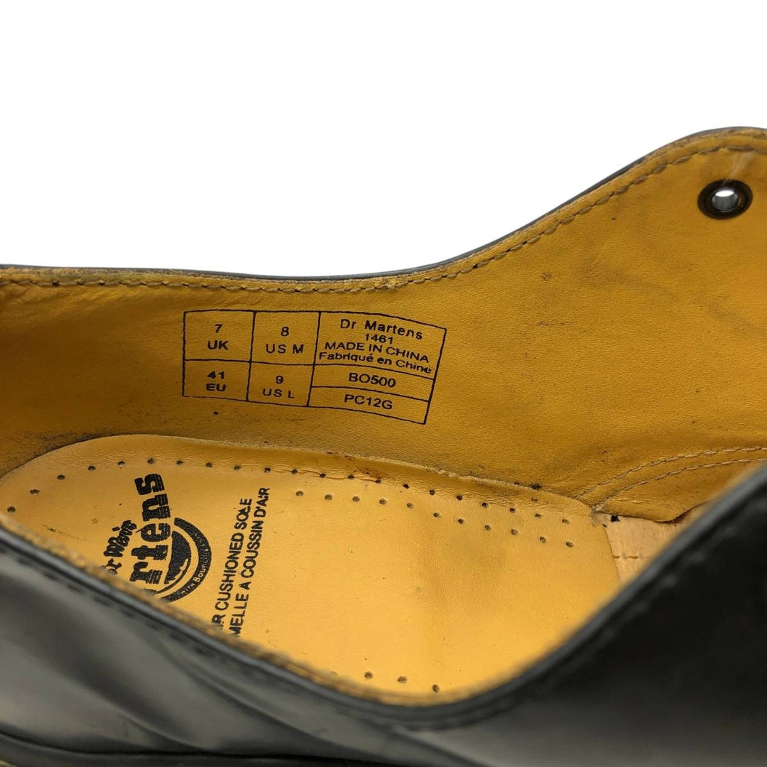 Dr. Martens 1461 3-hole shoes, size 7 Men's 25.5cm unclear black type Vintage Second Hand