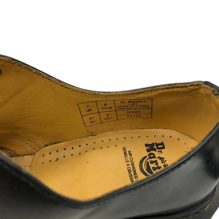 Dr. Martens 1461 3-hole shoes, size 7 Men's 25.5cm unclear black type Vintage Second Hand