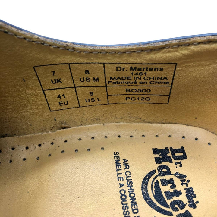 Dr. Martens 1461 3-hole shoes, size 7 Men's 25.5cm unclear black type Vintage Second Hand