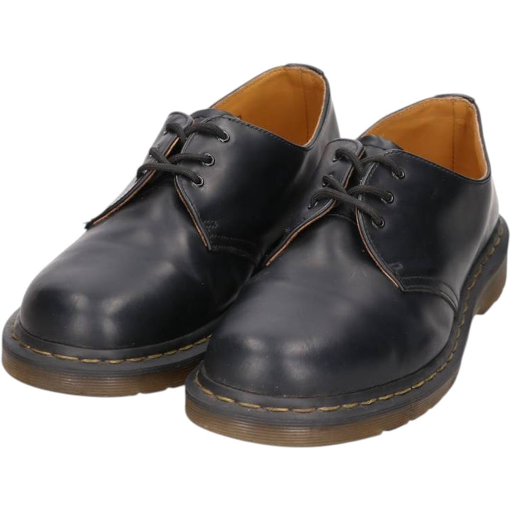 Dr. Martens AW501 3-hole shoes, size 8 Men's 26.5cm unclear black type Vintage Second Hand