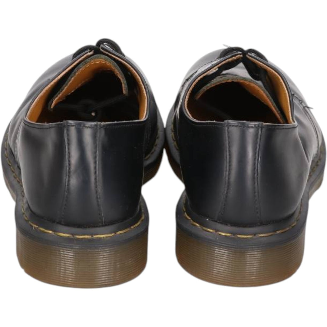 Dr. Martens AW501 3-hole shoes, size 8 Men's 26.5cm unclear black type Vintage Second Hand