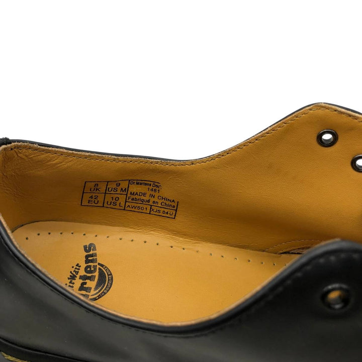 Dr. Martens AW501 3-hole shoes, size 8 Men's 26.5cm unclear black type Vintage Second Hand
