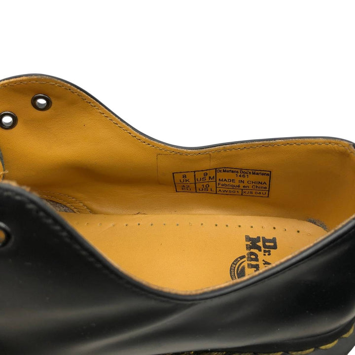 Dr. Martens AW501 3-hole shoes, size 8 Men's 26.5cm unclear black type Vintage Second Hand