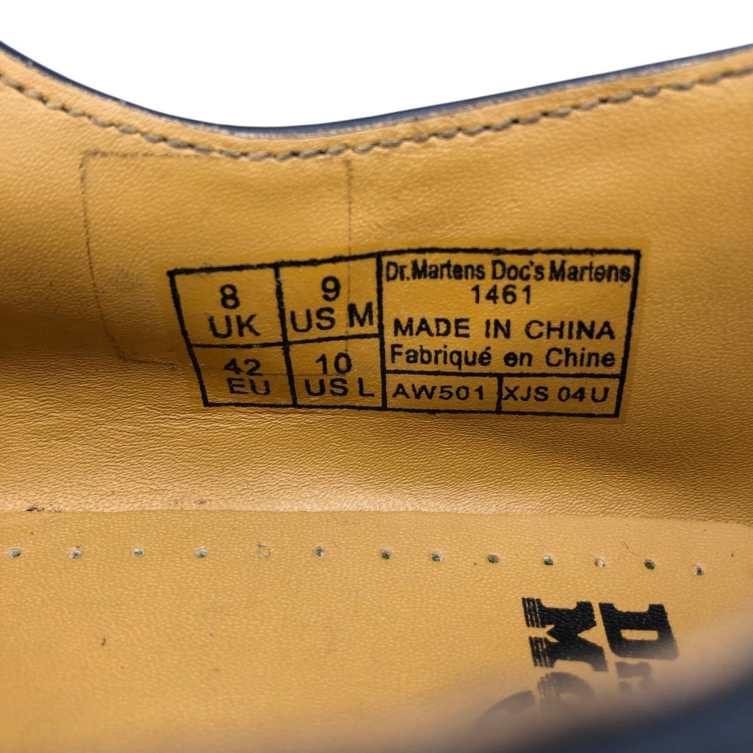 Dr. Martens AW501 3-hole shoes, size 8 Men's 26.5cm unclear black type Vintage Second Hand