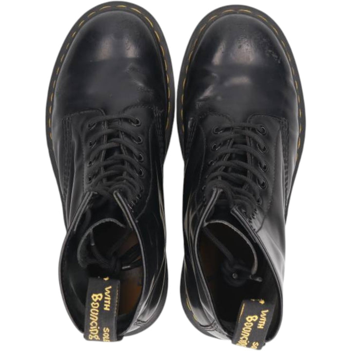 Dr. Martens 11822 8-hole boots, made in Bangladesh, size 7 Men's 26.0cm unclear black type Vintage Second Hand