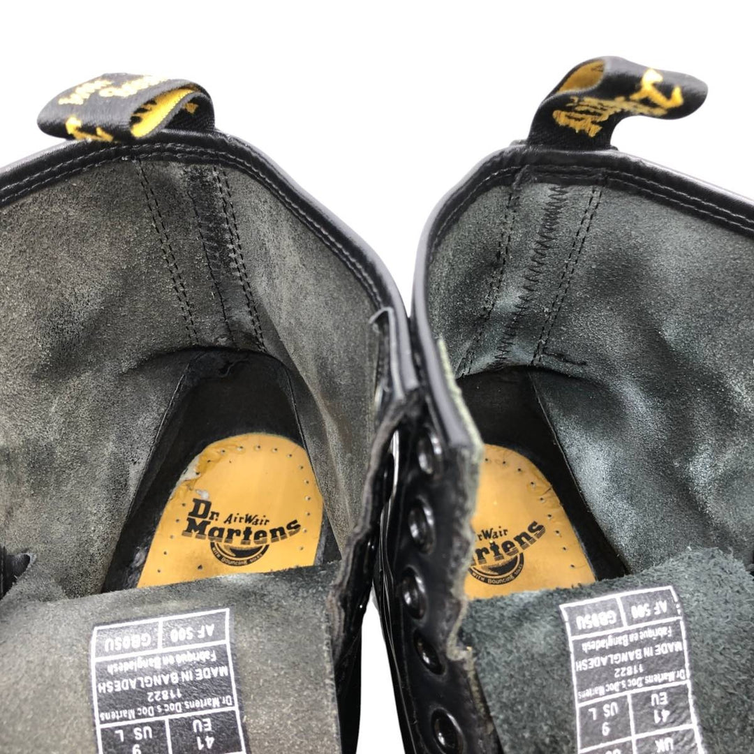 Dr. Martens 11822 8-hole boots, made in Bangladesh, size 7 Men's 26.0cm unclear black type Vintage Second Hand