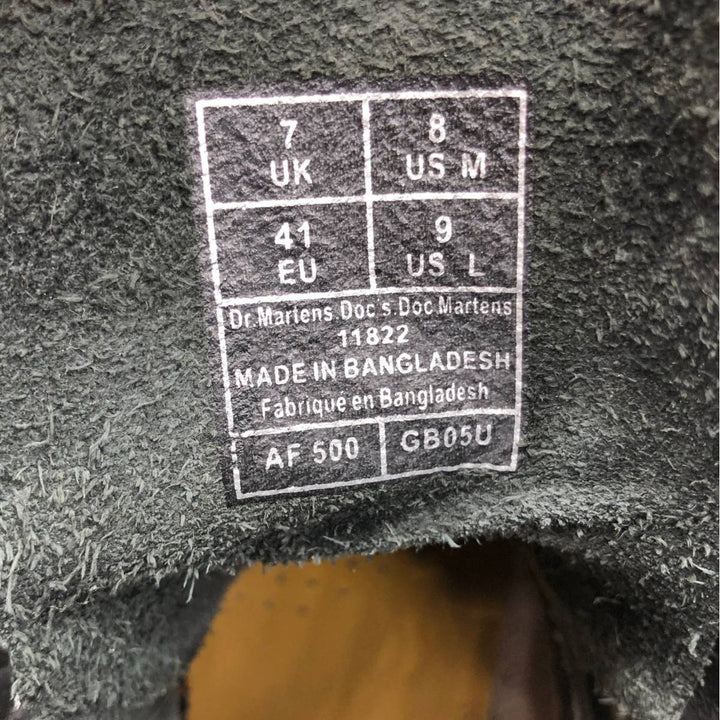 Dr. Martens 11822 8-hole boots, made in Bangladesh, size 7 Men's 26.0cm unclear black type Vintage Second Hand