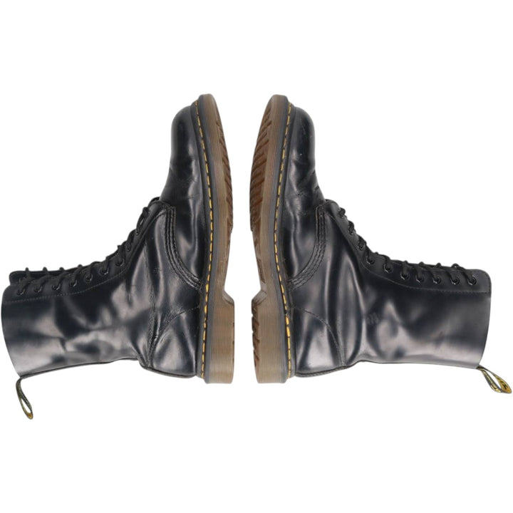 Dr. Martens 10-eye boots Men's 26.5cm unclear black type Vintage Second Hand