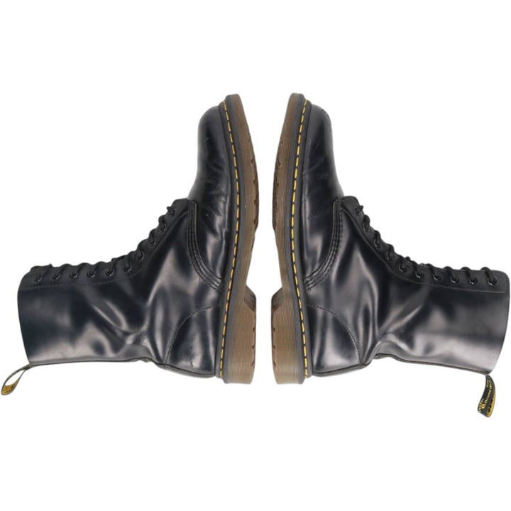 Dr. Martens 10-eye boots Men's 26.5cm unclear black type Vintage Second Hand