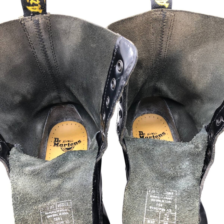 Dr. Martens 10-eye boots Men's 26.5cm unclear black type Vintage Second Hand