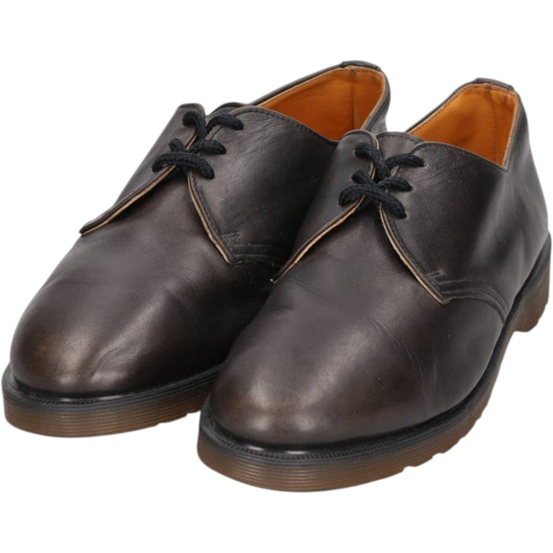 Dr. Martens 1461 3-hole shoes, made in England, size 10 Men's 28.0cm genuine leather black type Vintage Second Hand