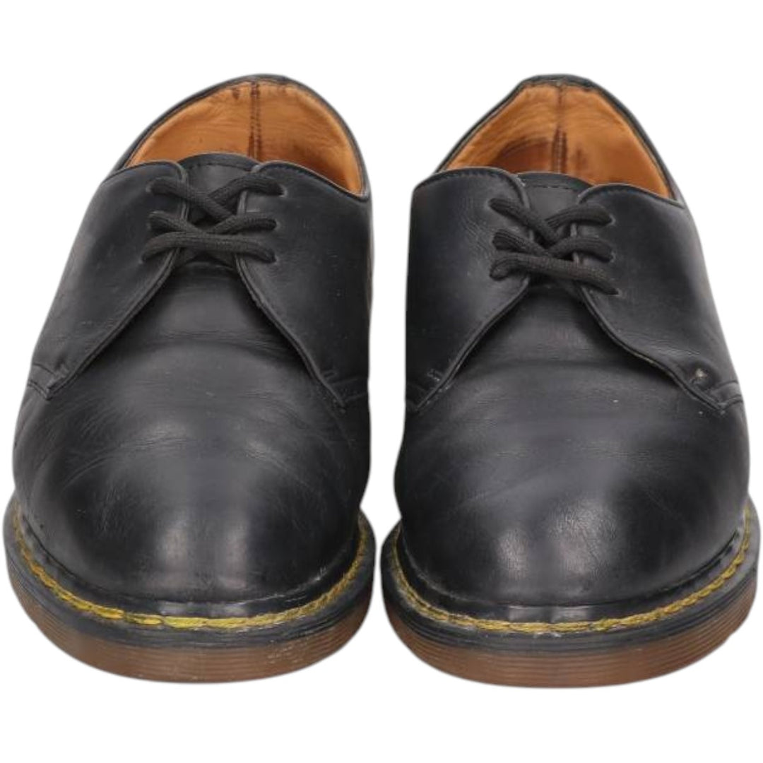 Dr. Martens AW 1484 3-hole shoes, made in England, size 8 Men's 26.5cm genuine leather black type Vintage Second Hand