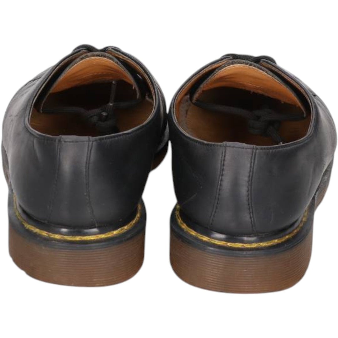Dr. Martens AW 1484 3-hole shoes, made in England, size 8 Men's 26.5cm genuine leather black type Vintage Second Hand