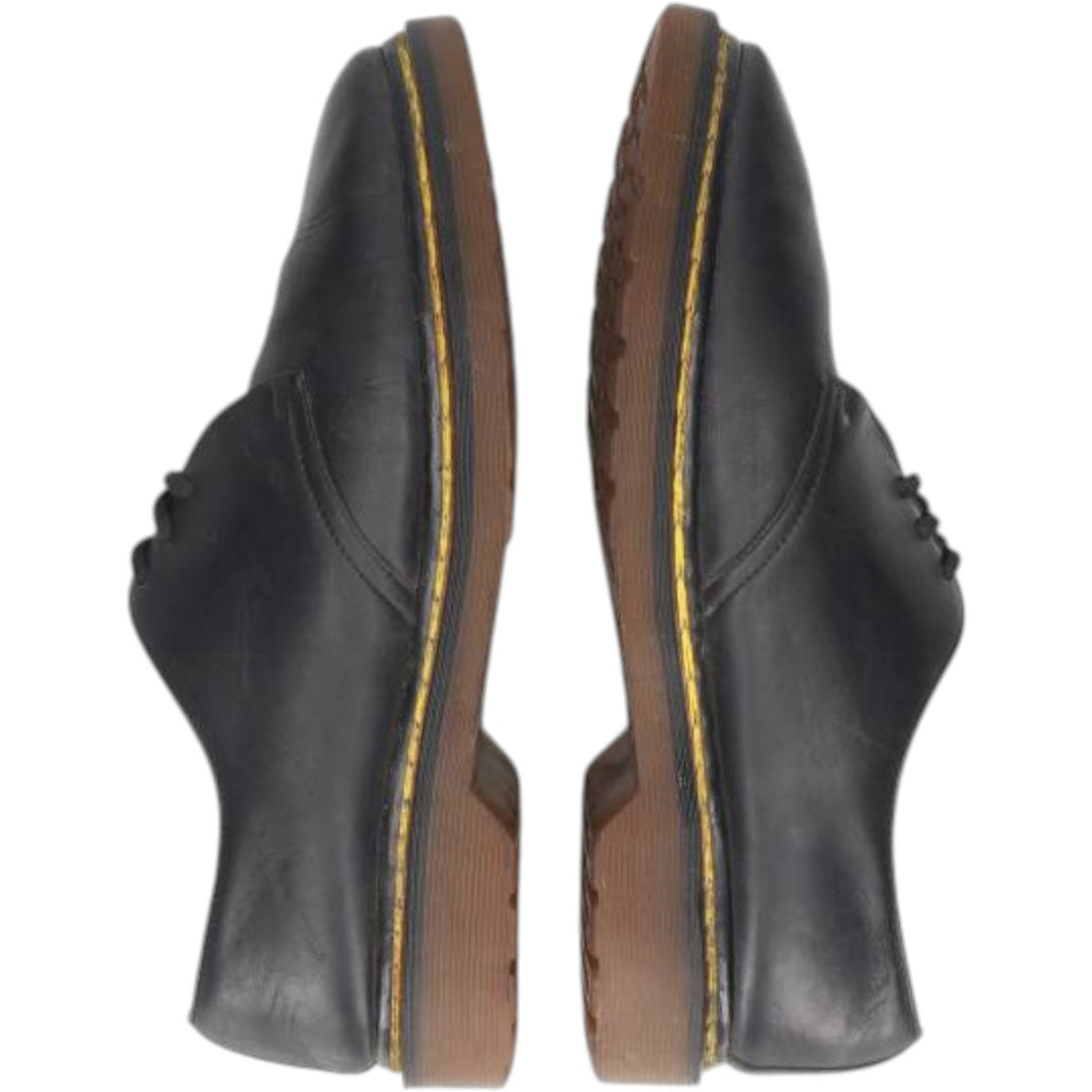 Dr. Martens AW 1484 3-hole shoes, made in England, size 8 Men's 26.5cm genuine leather black type Vintage Second Hand