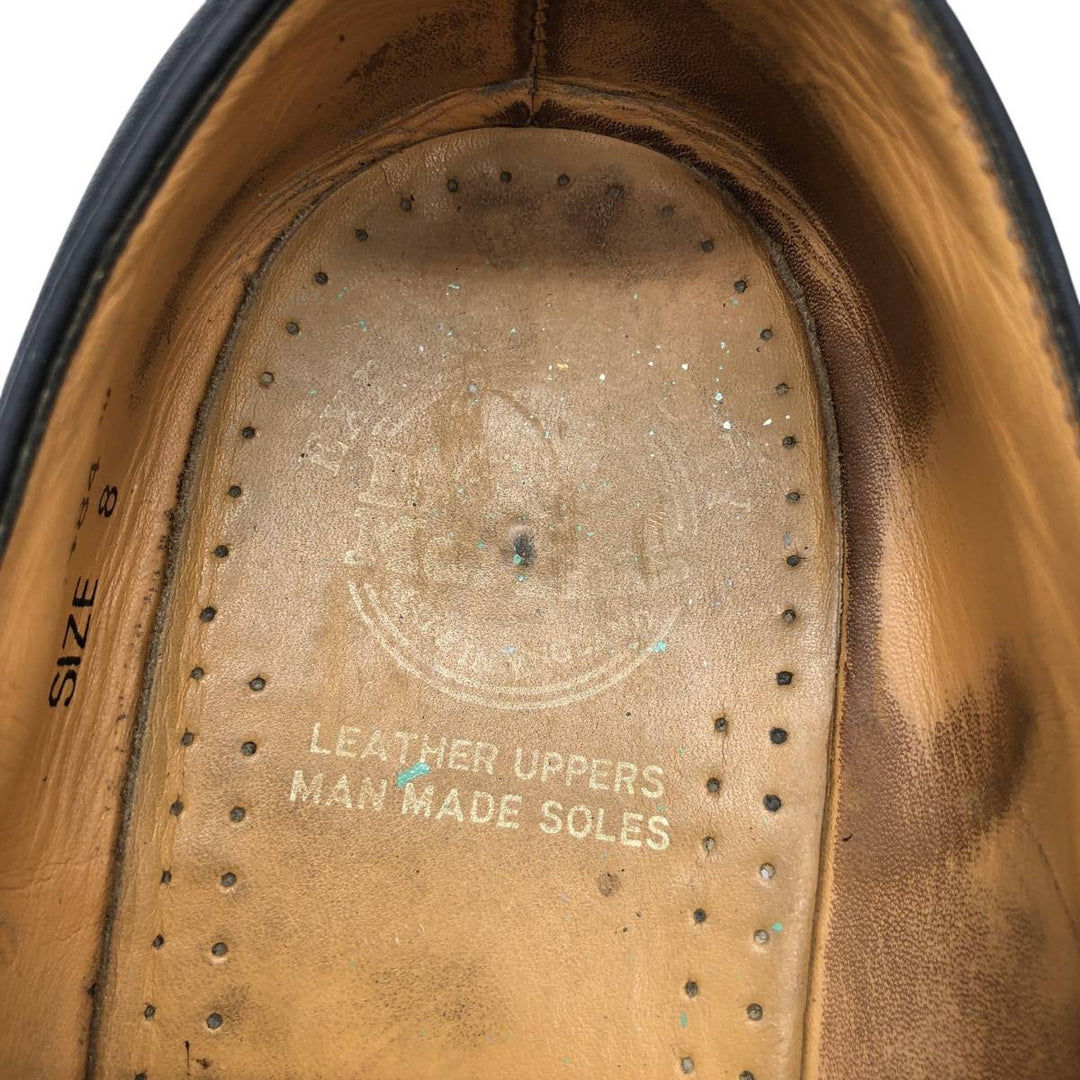 Dr. Martens AW 1484 3-hole shoes, made in England, size 8 Men's 26.5cm genuine leather black type Vintage Second Hand