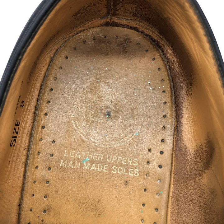 Dr. Martens AW 1484 3-hole shoes, made in England, size 8 Men's 26.5cm genuine leather black type Vintage Second Hand