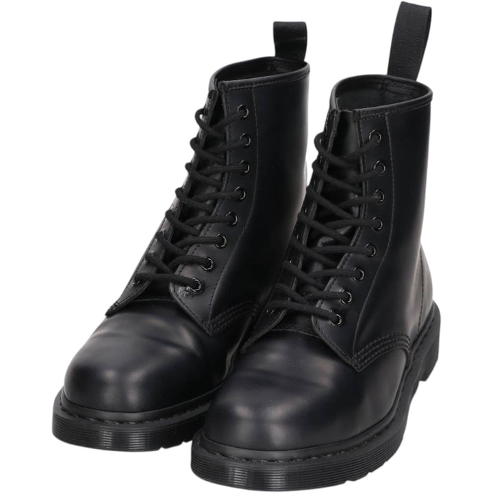 Dr. Martens 1460 MONO 8-hole boots, size 8 Men's 27.0cm unclear black type Vintage Second Hand