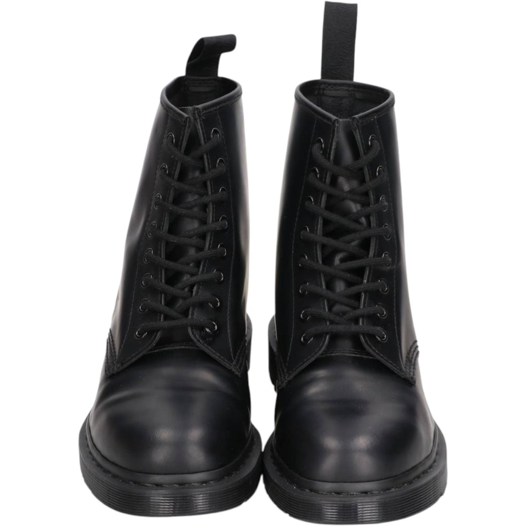 Dr. Martens 1460 MONO 8-hole boots, size 8 Men's 27.0cm unclear black type Vintage Second Hand